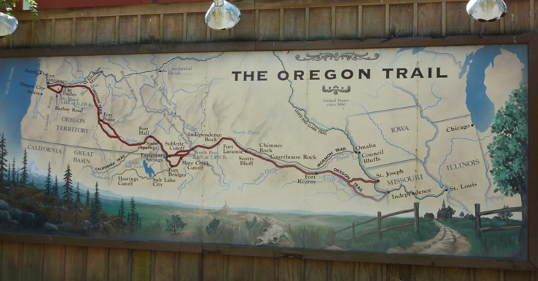 THE OREGON TRAIL BY BOOK