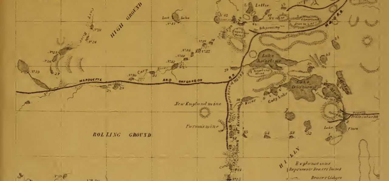 THIS 19TH-CENTURY MAP SHOWS THAT BEAVER DAMS ARE BUILT TO LAST